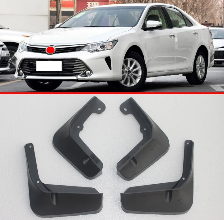 

4Pcs For Toyota Camry 2015 2016 2017 Mudflaps Splash Guards Mud Flap Front Rear Mudguards Fender Accessories