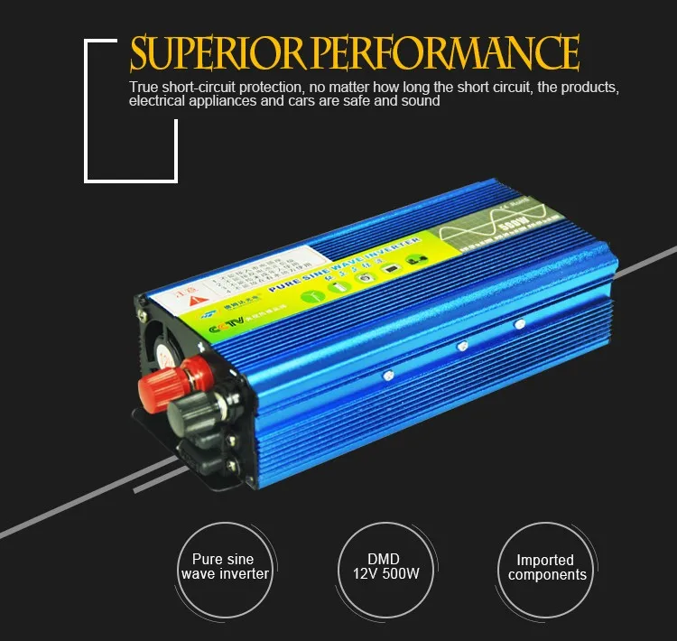 CE и ROHS 500 w чистый синусоидальный инвертор с тороидальным трансформатором