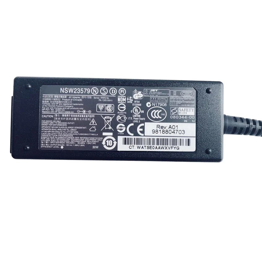 

2.1A 30W AC Laptop Adapter Charger For HP Compaq Mini 110c-1000 Mini 1000 Vivienne Tam Edition 4.0*1.7mm Notebook Charger 19V