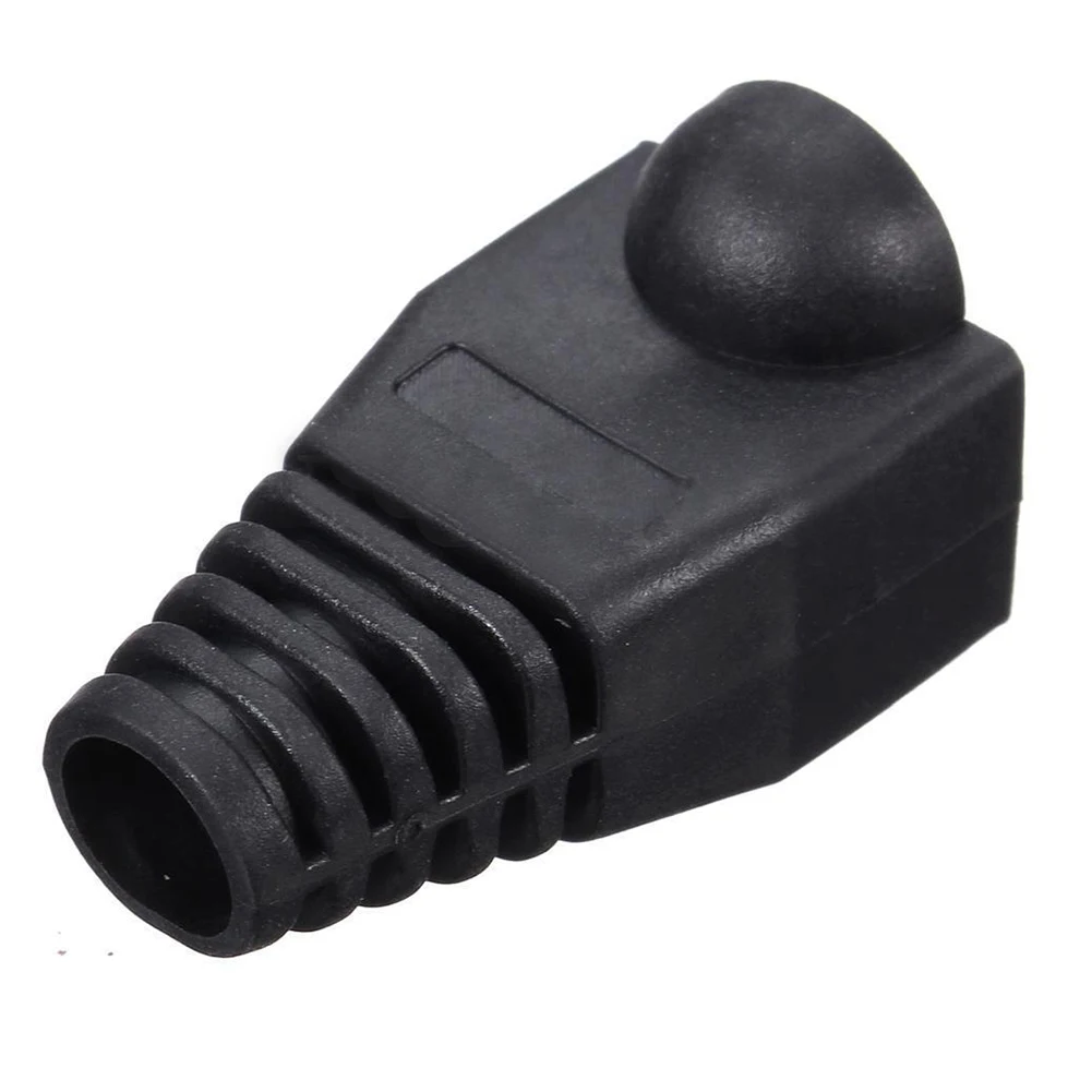 50x Plastic Boot Cap Plug Head for RJ45 Cat5/6 Cable Modular Connector Network 50x Plastic Boot Cap Plug Head for RJ45 Cat5/6 Cable Modular Connector Network