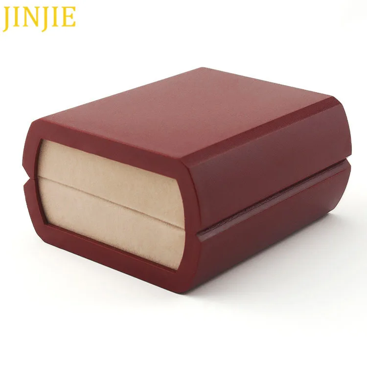 

Luxury Vintage Book Shape French High-end Men's Luxury Cufflinks Box Black Red Cufflinks Gift Box Jewelry Beautiful Box
