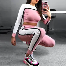 2 шт., женский спортивный костюм, толстовка, брюки, комплекты, спортивная одежда с длинным рукавом, conjunto moletom feminino, Прямая поставка#0613