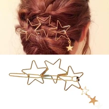 1 шт., женская заколка для волос с золотой звездой, заколка для волос с кисточками, аксессуары для укладки волос, мода для женщин и девушек