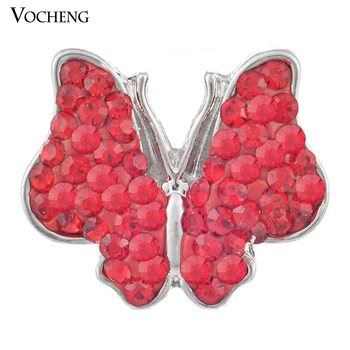 

Vocheng Snap Charms 18mm Interchangeable 8 Colors Butterfly Sugar Button Vn-407