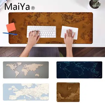 

MaiYa Old World Map mouse pad gamer play mats Anti-Slip Durable Silicone Computermats
