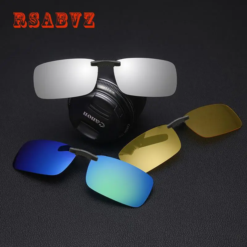 2017 Top Quality Mirror Polarized Sunglasses Clip on Sunglasses Driving