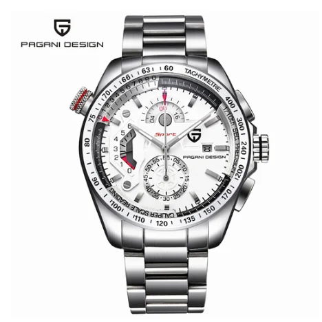 PAGANI DESIGN Luxury Brand Sport Watches Quartz Stainless Steel Full Watch Men's Watch / CX-2492C - Цвет: B