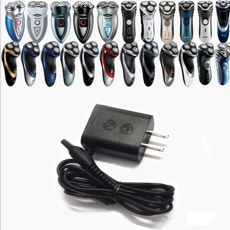 HQ8505 бритвы Мощность Зарядное устройство для Philips Norelco PT в HQ RQ серии PT786 HQ8505 HQ8825 RQ1150 AT890-15 В питание США PLUG