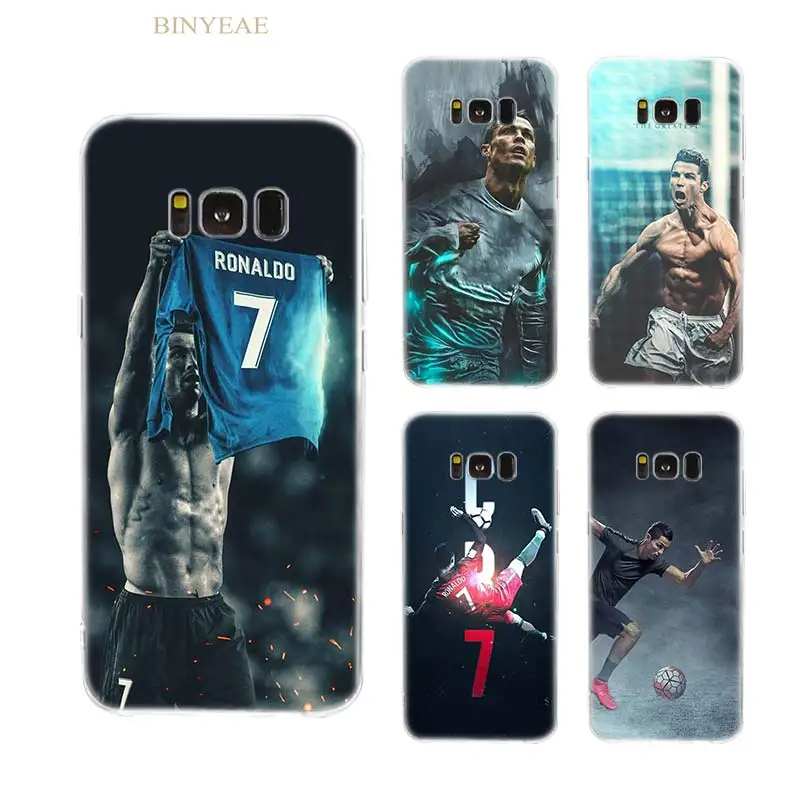 

BINYEAE Cristiano Ronaldo CR7 Football Soft Silicone TPU Cover Case for Samsung S6 S7 S8 S9 S6 edge S7 edge S8 S9 Plus note 8