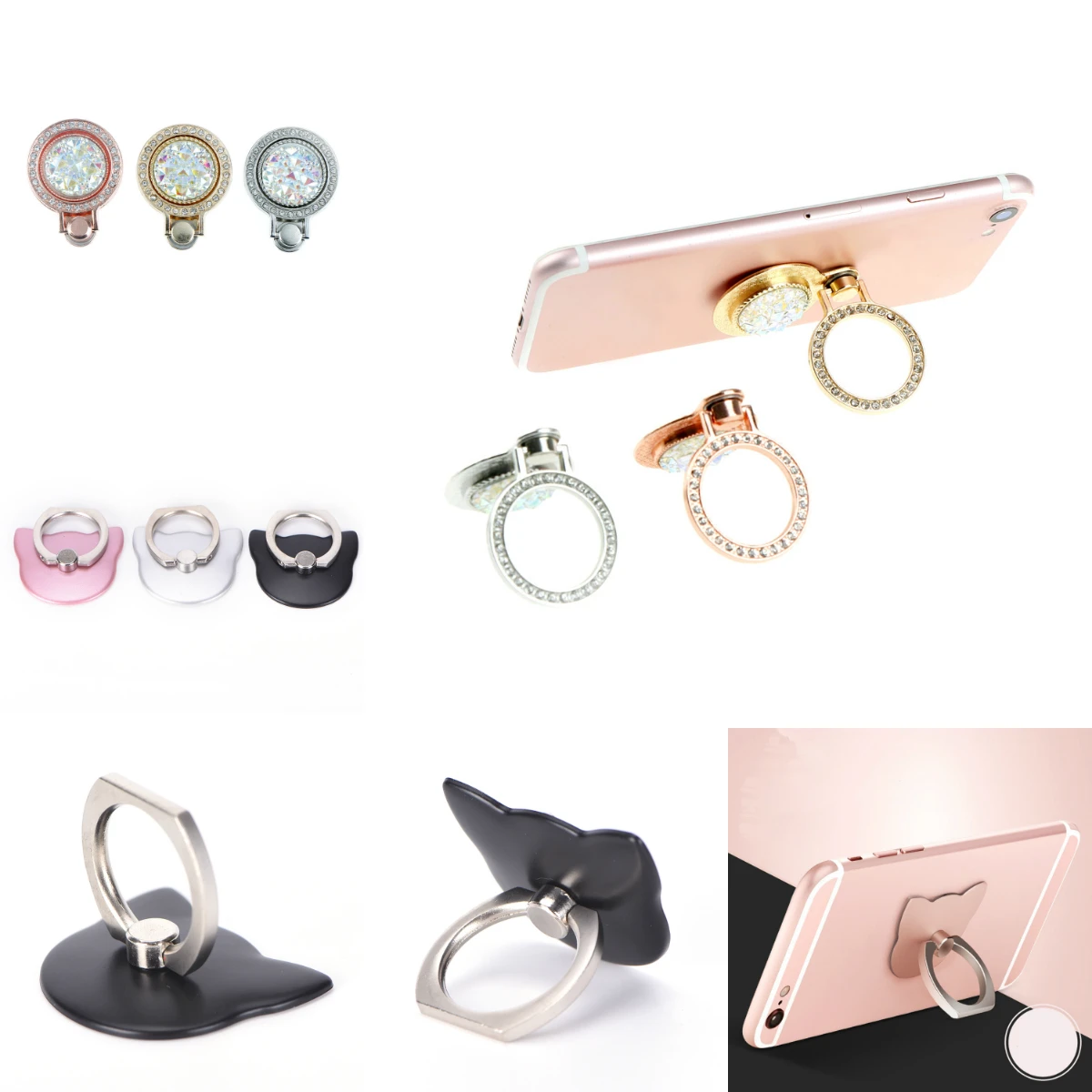 

Finger Ring Mobile Phone Smartphone Stand Holder For Xiaomi Smart Phone Car Mount Stand Holder Accessories For Mobile Phone
