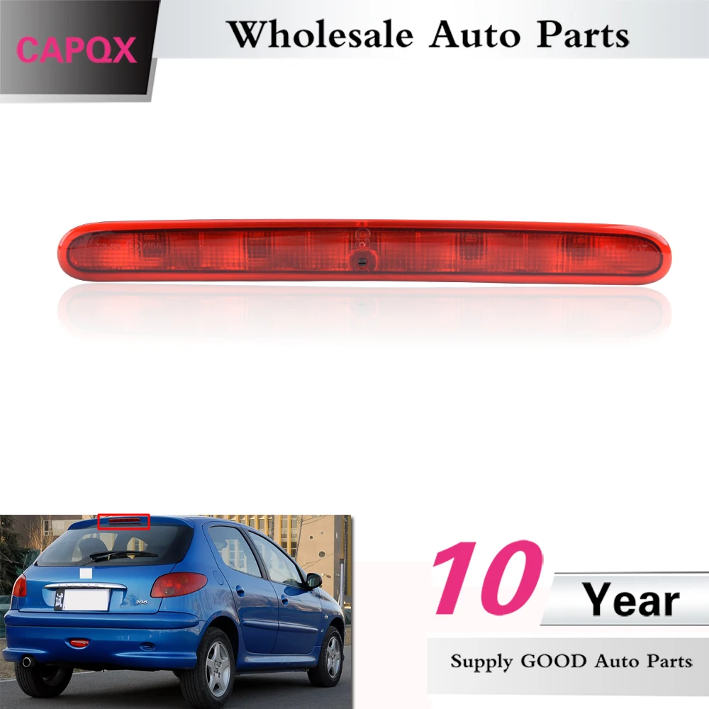 Задний дополнительный стоп сигнал CAPQX для Peugeot 206 207 Citroen C2 стосветильник с высоким