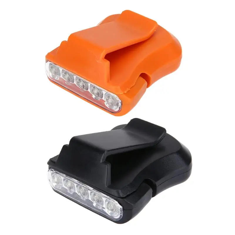 

New Portable Multifunctional Tool 5 LED Clip Cap Light Outdoor Camping Hiking Fishing Waterproof Head Light Outdoor Multi Tools