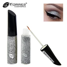 Бренд FaRRES мерцающий блеск Жидкий Водостойкий карандаш для глаз Подводка для глаз макияж белый золотой синий фиолетовый пигменты карандаши для глаз инструменты
