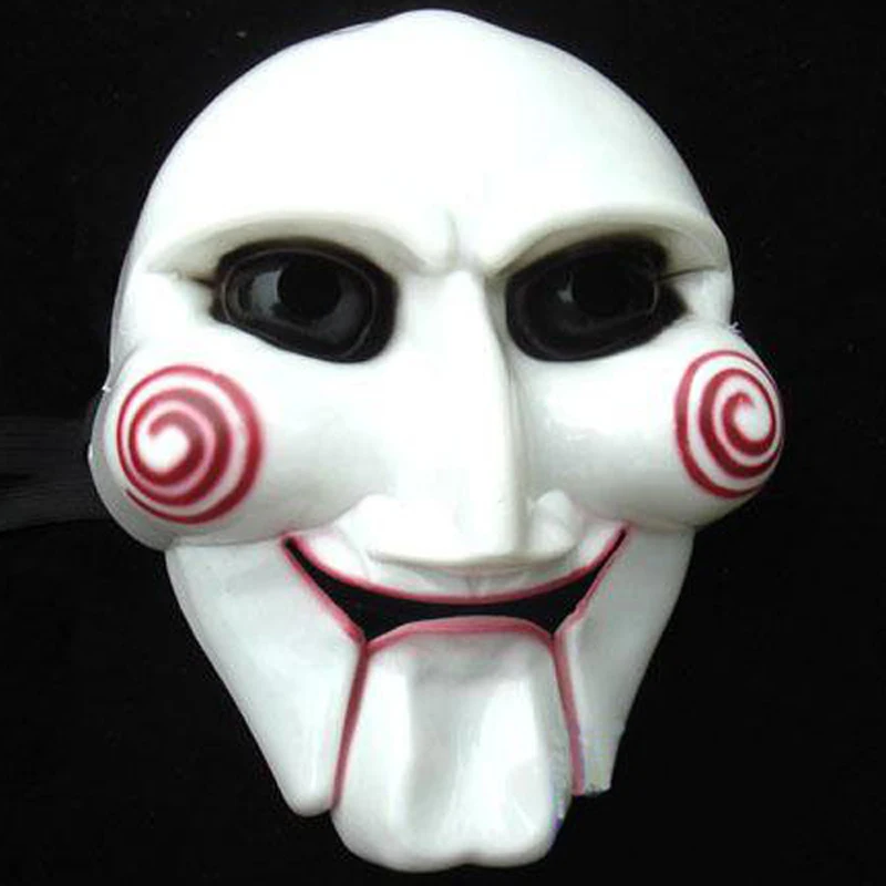 Men's Silicone Face Mask Saw Cosplay Movie Jigsaw Party Masquerade