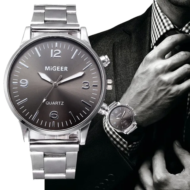 Mens Quartz Analog Watch Luxury Fashion Crystal Sport Wristwatch Stainless Male Mens Quartz Analog Watch Luxury Fashion Crystal Sport Wristwatch Stainless Male