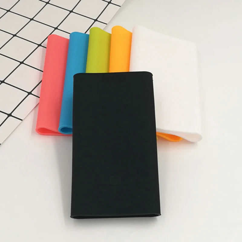 High quality Silicone Case Cover for Xiaomi Power Bank 2 10000mAh Fit For mi 2nd Generation Powerbank covers gel rubber cases High quality Silicone Case Cover for Xiaomi Power Bank 2 10000mAh Fit For mi 2nd Generation Powerbank covers gel rubber cases