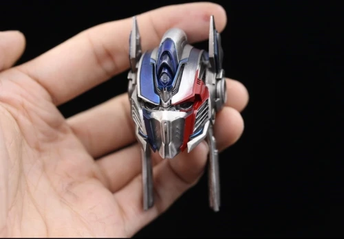 

Action Figure For Comicave 1/22 5 Optimus Prime Black Head Carving 2 Replacement Face