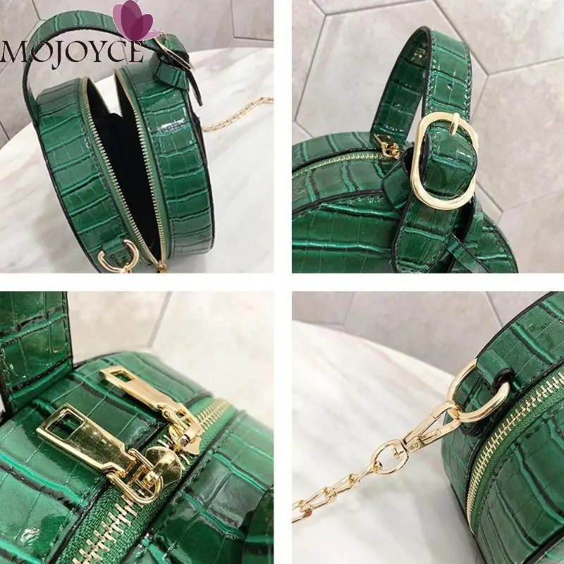 Round Messenger Chain Bags for Women 2019 Ladies Stylish PU Leather Shoulder Handbags Girls Solid Casual Shopping Crossbody Bag Round Messenger Chain Bags for Women 2019 Ladies Stylish PU Leather Shoulder Handbags Girls Solid Casual Shopping Crossbody Bag