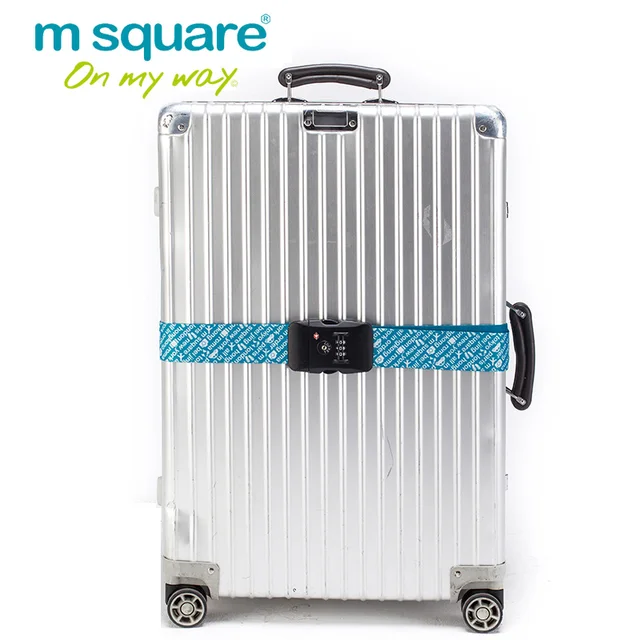 M Square Elastic Luggage Strap Belt Trolley Suitcase Adjustable Travel