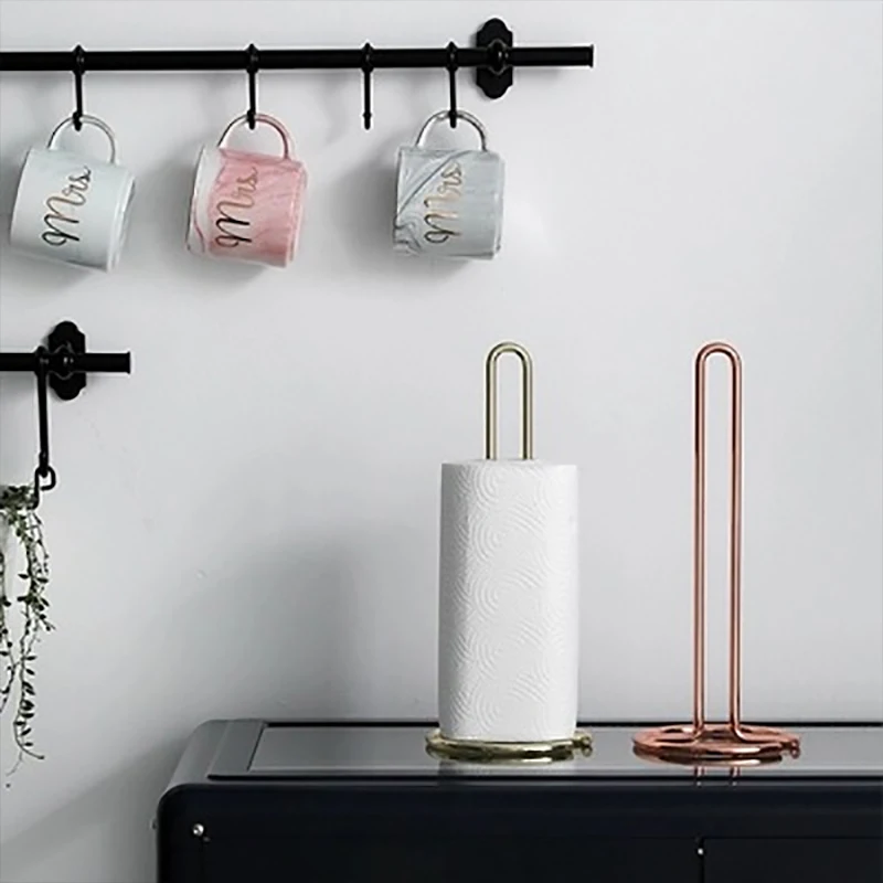 

2019 Brand New Creative Modern Iron Decorative Tissue Holder Home Decoration Accessories Office Study Room Tabletop Ornaments