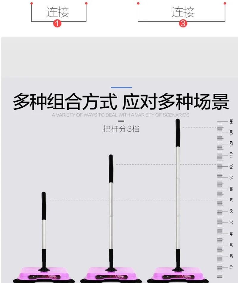 Ручная подметальная Швабра из нержавеющей стали, бытовая Ручка совка, метла, машина для чистки пола, волшебная метла, подметальная машина, очиститель для помещения