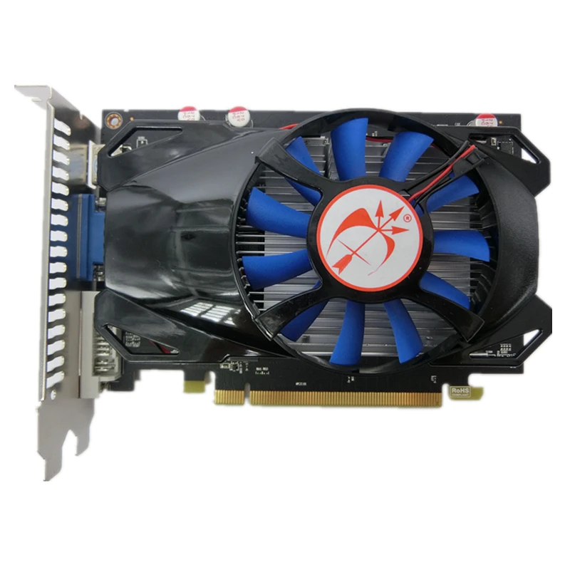 Free Shipping New real ATI Radeon R7 350 2gb 128Bit GDDR5 graphics card VGA DVI HDMI Independent Game Video Card R7-350