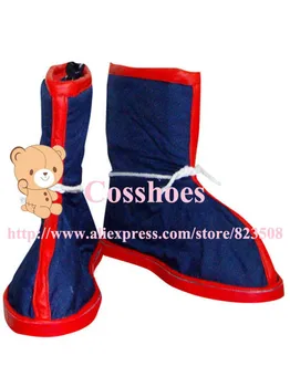

Custom made red and blue goku Shoes boot from Dragon Ball Cosplay