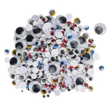 5 7 10 12 15 20mm Multicolor With Eyelash Eye Activities Moving Eyeball Plastic Eyes Scrapbook