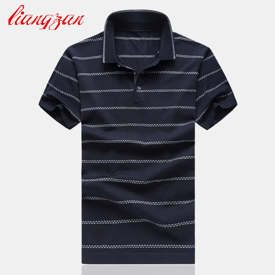 

Men Strpe Polo Shirts Brand Summer Short Sleeve Casual Cotton Slim Fit Big Size M-6XL Business Breathable Polo Shirts SL-G11