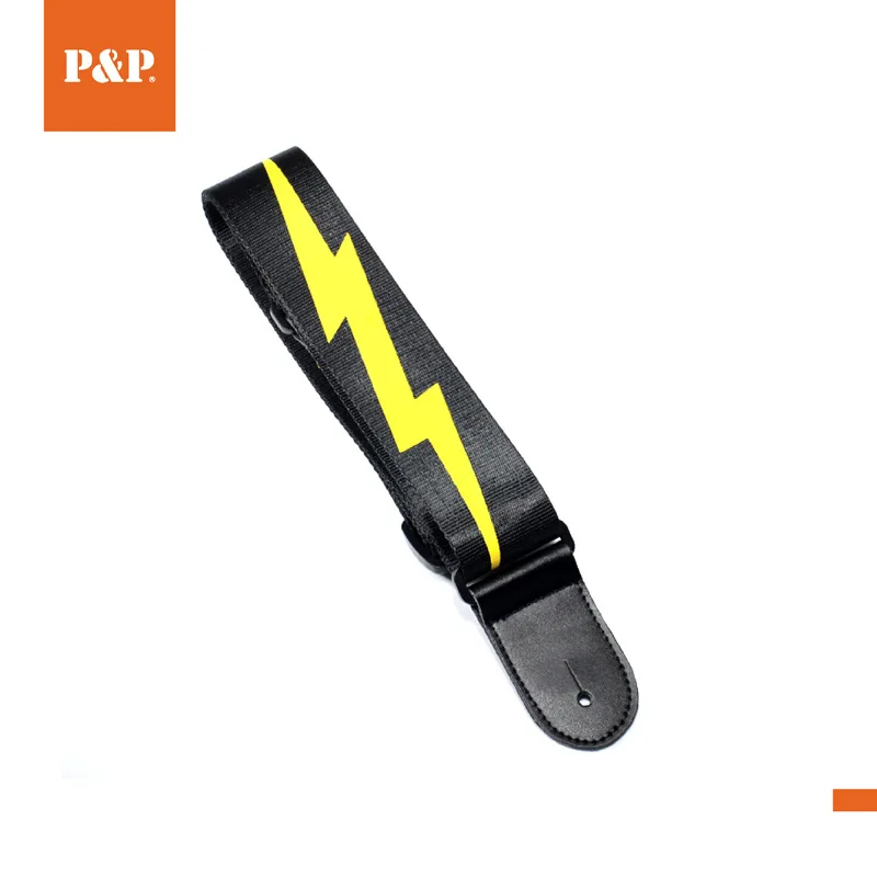 Ремешок для гитары P & Lightning высококачественные ремни бас электрической
