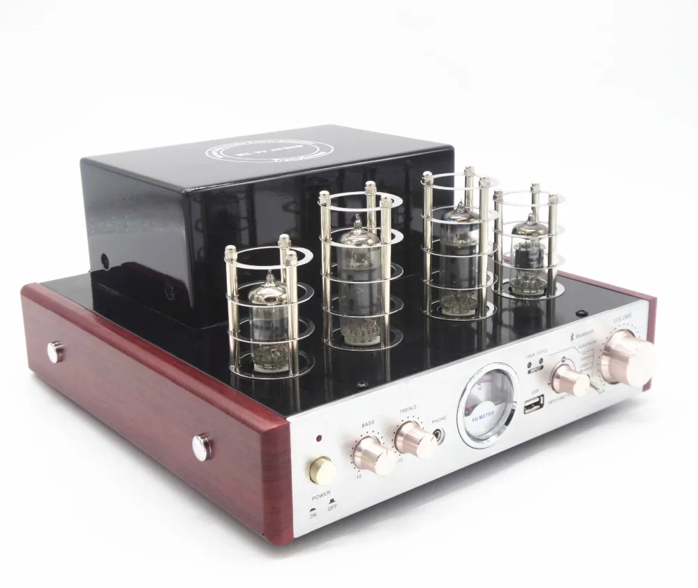 

silvery Usb mp3 player Wireless Bluetooth audio amplifier tueb headphone Stereo speakers amplifiers Sound warm clear A good amp
