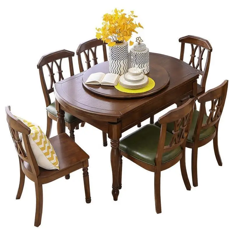 Manger Moderne Kitchen Room Piknik Masa Sandalye Eettafel Esstisch Tavolo Vintage Wood Round Bureau Tablo Desk Mesa Dining Table