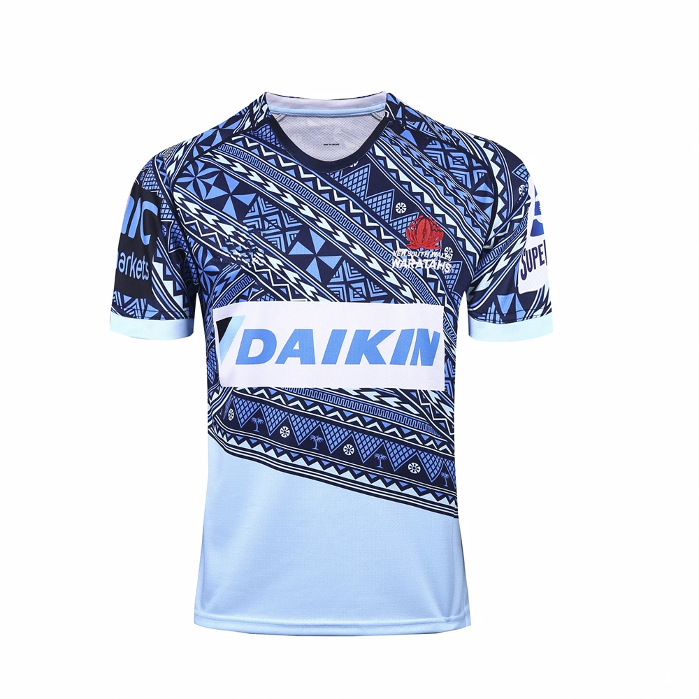 أفضل جودة 2018 WARATAHS المنزل قميص كرة قدم أمريكية مصنوع من الصوف الدوري قميص waratah جيرسي S-3XL