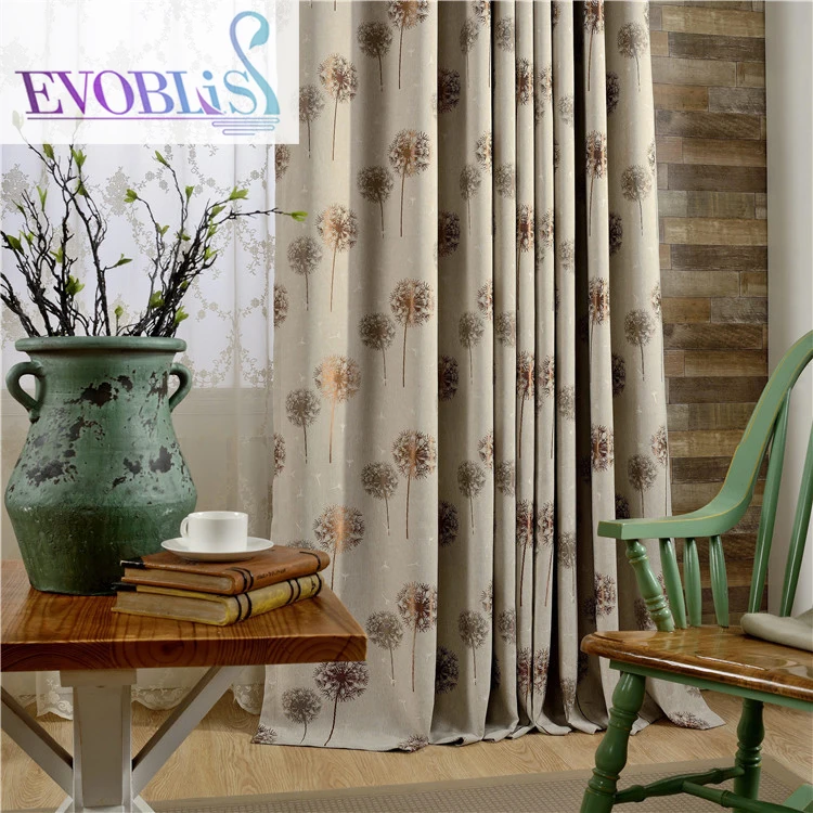 

High precision jacquard blackout curtains for livingroom fashion curtain for bed room