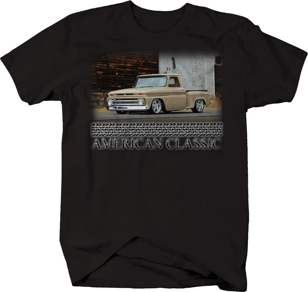 2018 модная популярная американская Классическая футболка Chevy C10 1960 66 Pickup Hotrod Stepside |