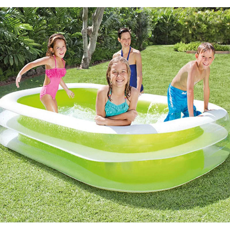 

INTEX 262*175*56CM Round Inflatable Swimming Pool Piscine Gonflable Piscine Inflatable Family Pool Inflatable Bathtub With Pump