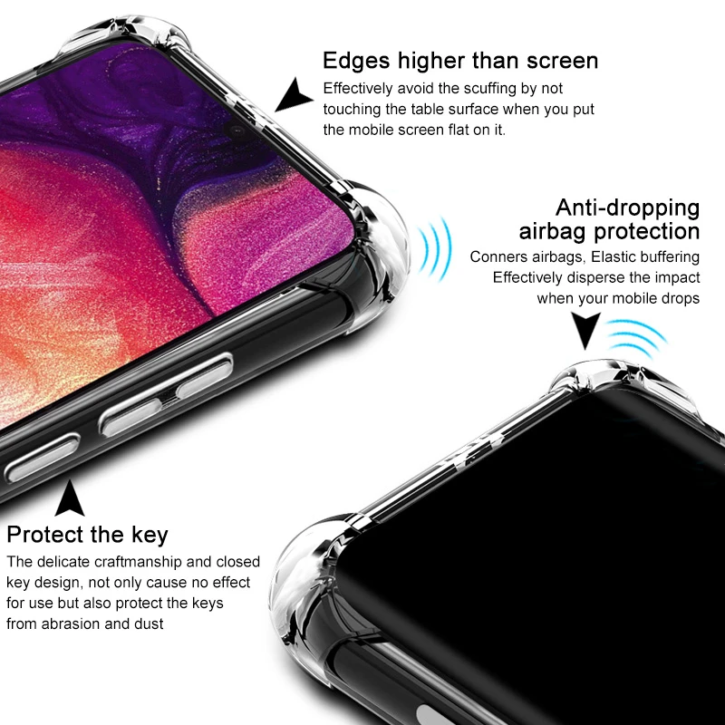 For Samsung Galaxy S8 S9 S10 Plus J4 J6 J8 A6 A8 Plus 2018 Cover For Samsung Galaxy M10 M20 A10 A30 A40 A50 A70 Shockproof Case