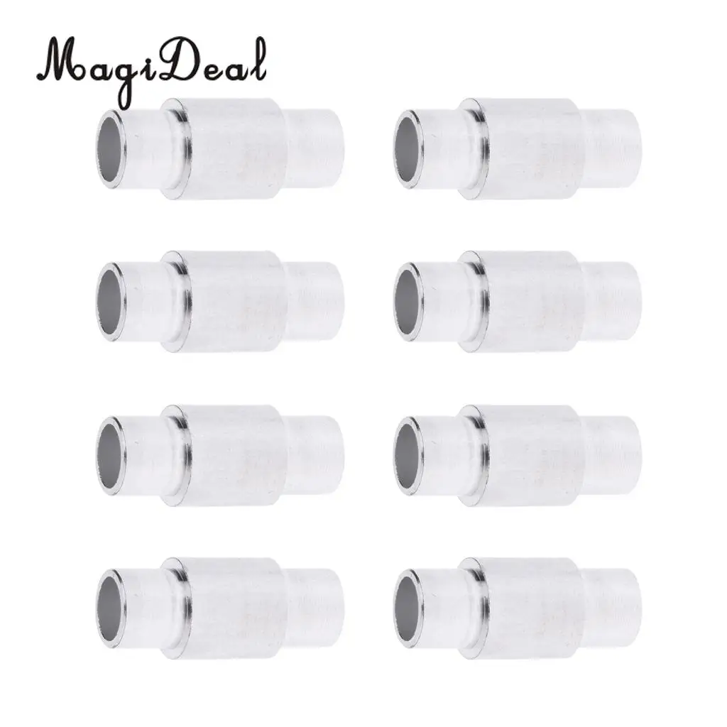 MagiDeal 8 Pieces High Speed Aluminum Inline Skate Roller Skating Wheel Spacers for 8mm Bearings Replacement Spacers Acce