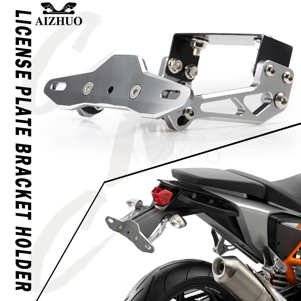 Держатель номерного знака для мотоцикла suzuki gsx s750 gsxr 750 1000 dl650 bandit 250 m109r sv650 400