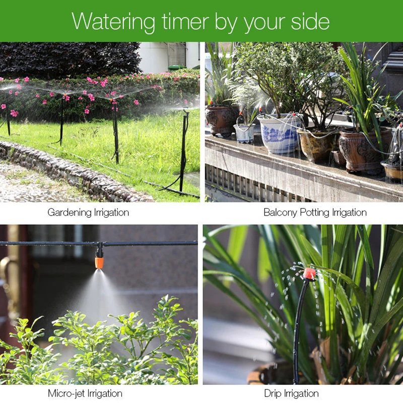 Automatic Garden Watering Timer  Electronic Water T imer Home Garden Irrigation Timer Controller System irrigator