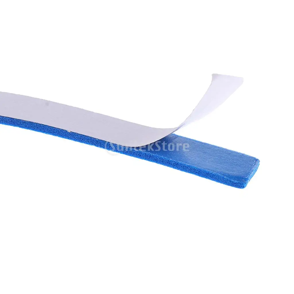 20 Pieces Table Tennis Paddle Edge Tape Racket Side Sponge Protect Tape Blue + Black