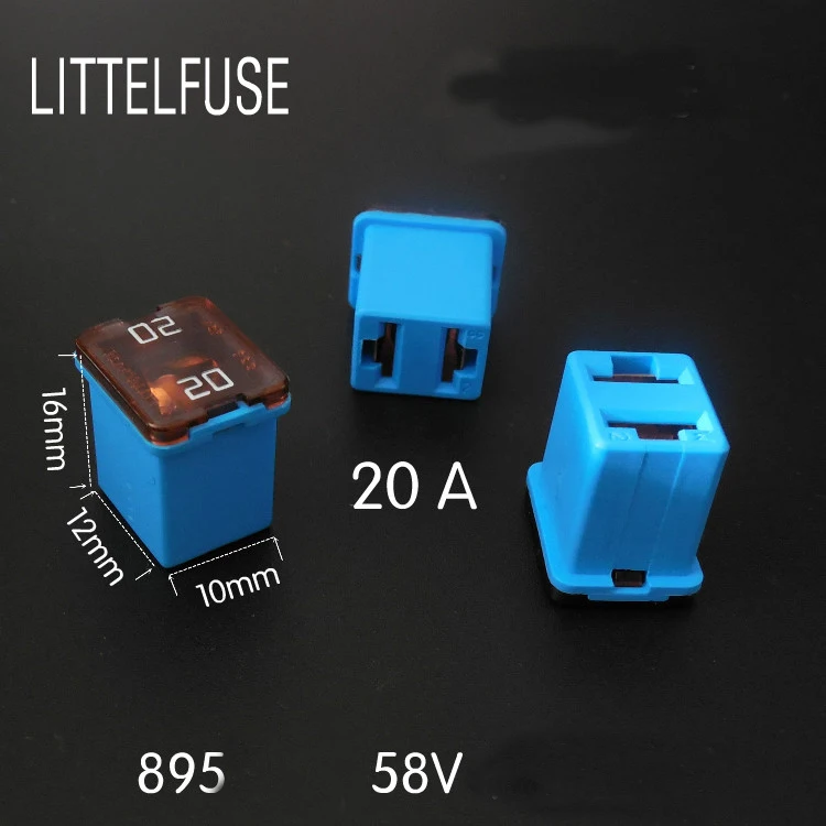 Freeshipping10pclittlefusecarfuse58V20A895seriesSquarecar