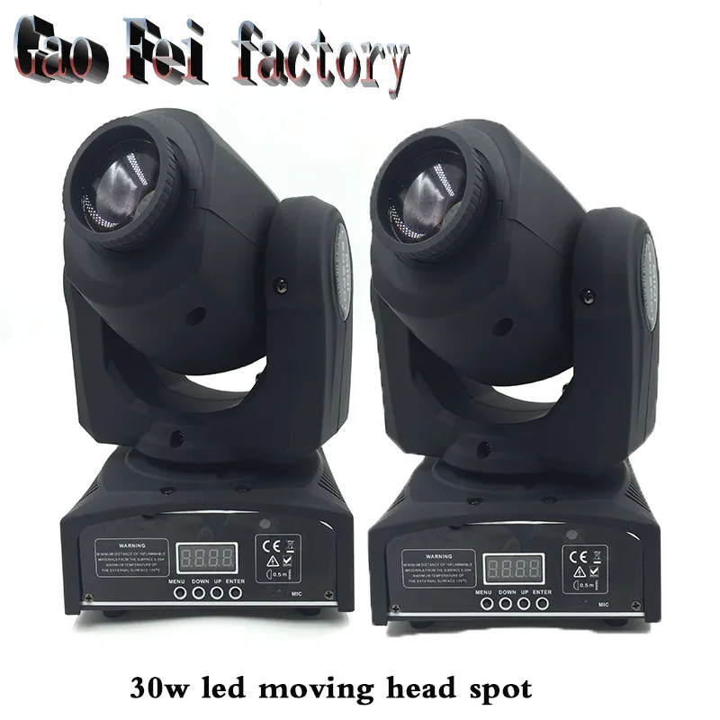 

30W LED Spot Moving Head Light dmx controller dj Spot Light dmx controller disco light moving head (2pcs/lot)