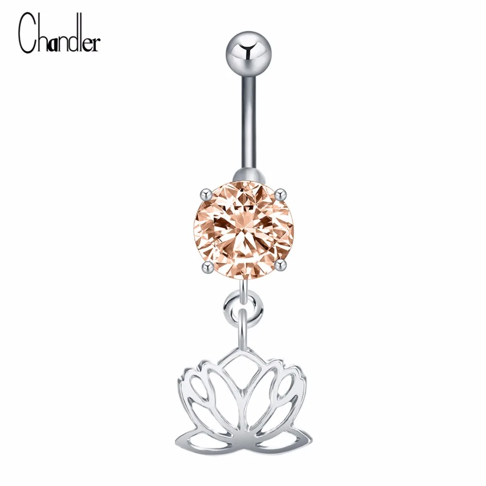 10pcs Wholesale Buddhist Totem Lotus Flower Belly Button Ring Sexy Body