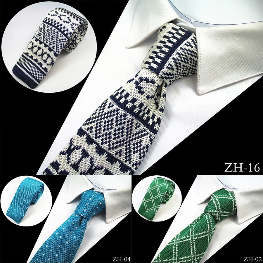 mens knitted ties