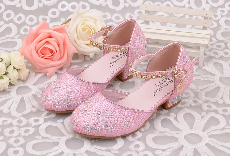 girls pink party shoes