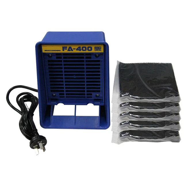 220V/110V FA-400 Solder iron Smoke Absorber ESD Fume Extractor Smoking Instrument with 5pcs free Activated Carbon Filter Sponge 220V/110V FA-400 Solder iron Smoke Absorber ESD Fume Extractor Smoking Instrument with 5pcs free Activated Carbon Filter Sponge