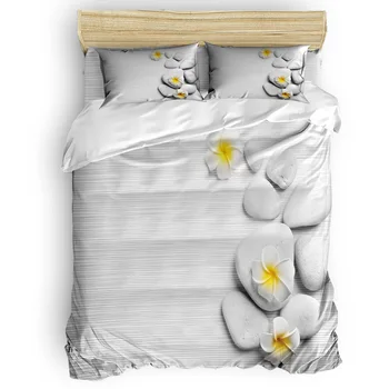 

Graystone Zen Flower Art 3 Piece Bedding Sets Quilt Cover Bedding St. Patrick's Day Thanksgiving Day All Soul's Day Microfiber