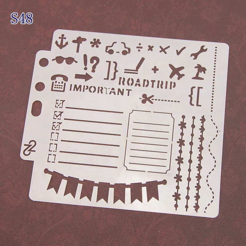

New 1Pc Stencil DIY Scrapbooking Photo Album Decorative Embossing Paper Cards Making Craft Template Drawing Mold School Supplies