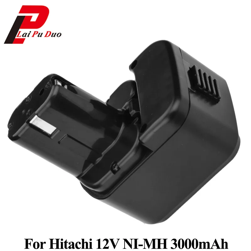 

Power Tool Replacement Battery 3.0Ah 12V NI-MH for Hitachi :EB1212S,DB12DM2,EB1214L,DS10DVA,EB1220BL,DH15D2,EB1233X